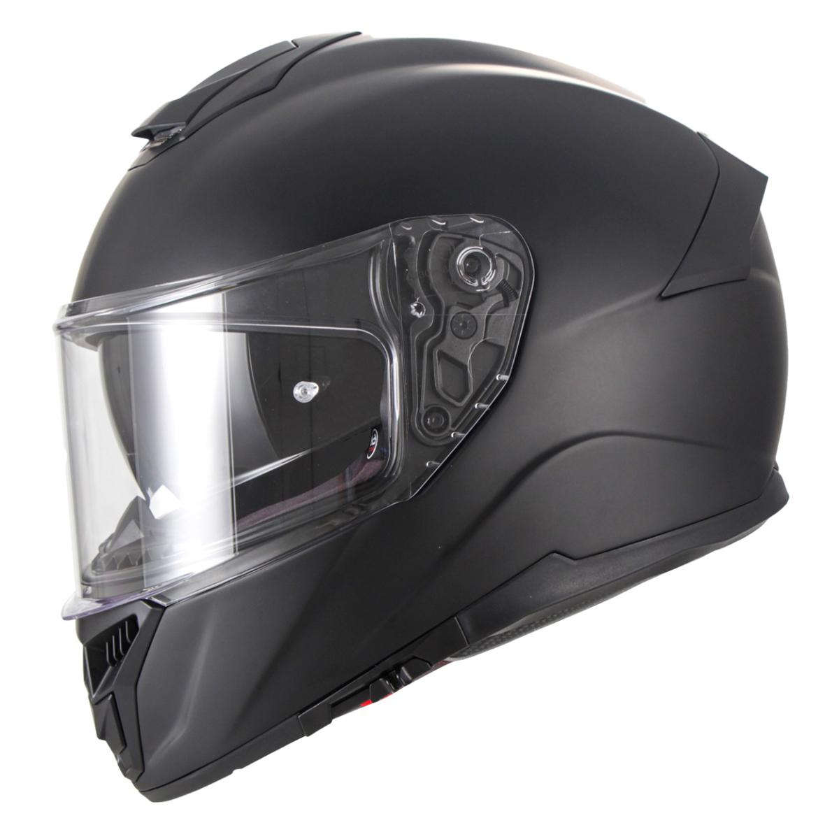 Helm Vito Grande Oversize + Zonnevizier Mat Zwart