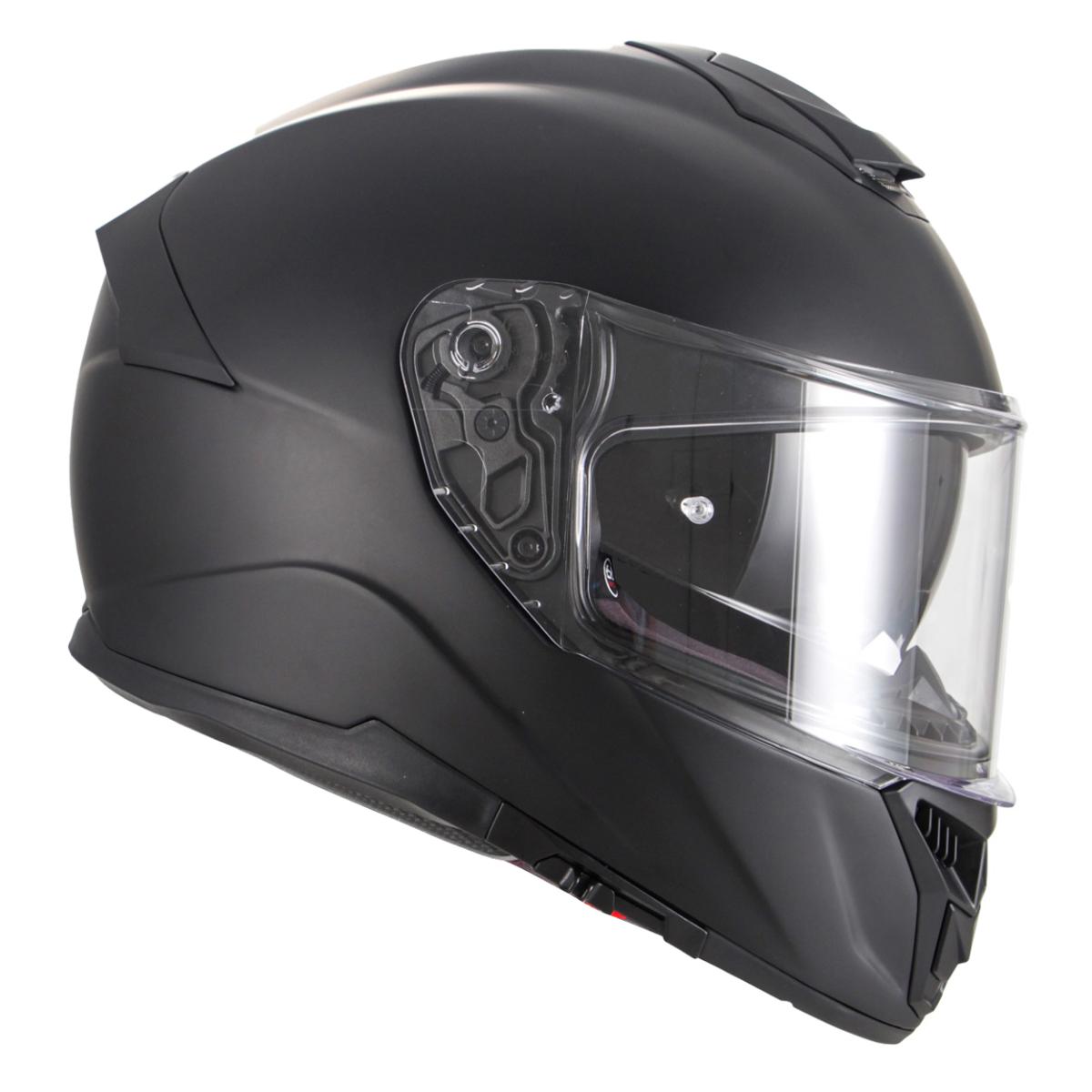 Helm Vito Grande Oversize + Zonnevizier Mat Zwart