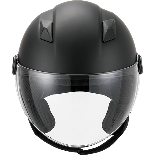 Helm Vito Jet Uno Mat Zwart