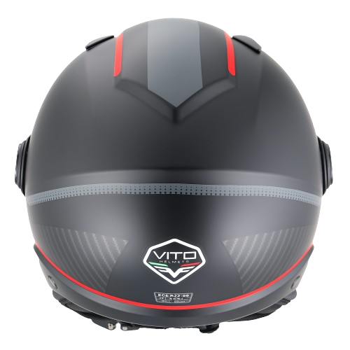 Helm Vito Jet Lavori Zwart/Deco