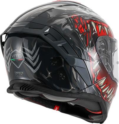 Helm Vito Presto Monster Integraal + Zonnevizier