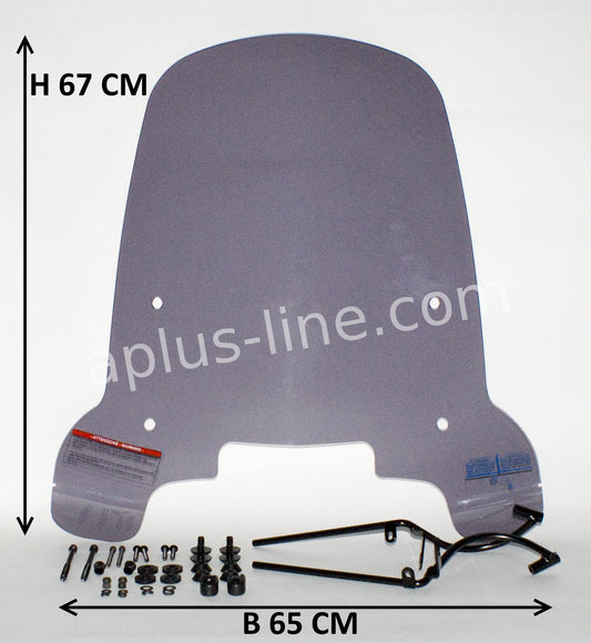 Windscherm Aplus Passend Op Peugeot New Vivacity Smoke