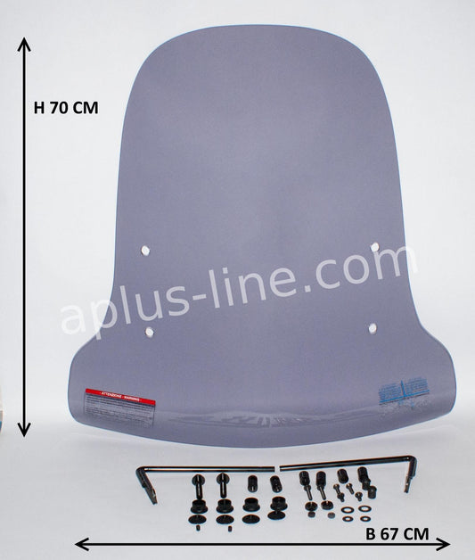 Windscherm Aplus Speedy / Vici / Goccia - Smoke
